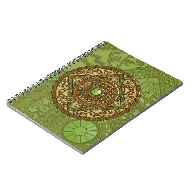 Cuaderno Portátil Virgo Mandala (Lado Izquierdo)