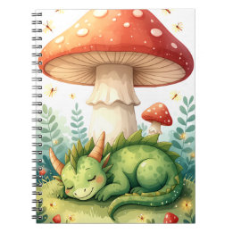 Cuaderno Portátil Whimsical Forest Dragon