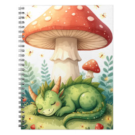 Cuaderno Portátil Whimsical Forest Dragon