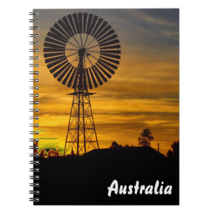 Cuaderno portátil Windmill Sunset
