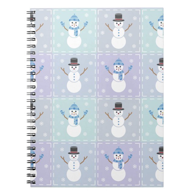 Cuaderno Portátil Winter Quilt (Frente)