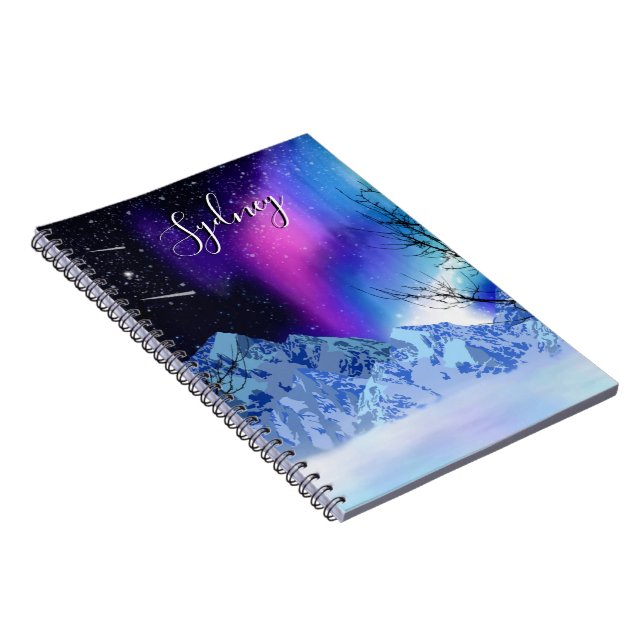 Cuaderno Portátil Winter Wonderlights (Lado Derecho)