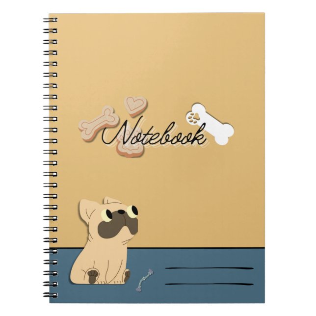 Cuaderno Portátiles de composición de bulldog (Frente)