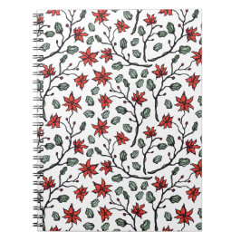 Cuaderno Portátiles de espiral de flores para marcadores de