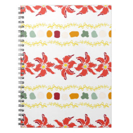 Cuaderno Portátiles de espiral de flores para pensadores cr
