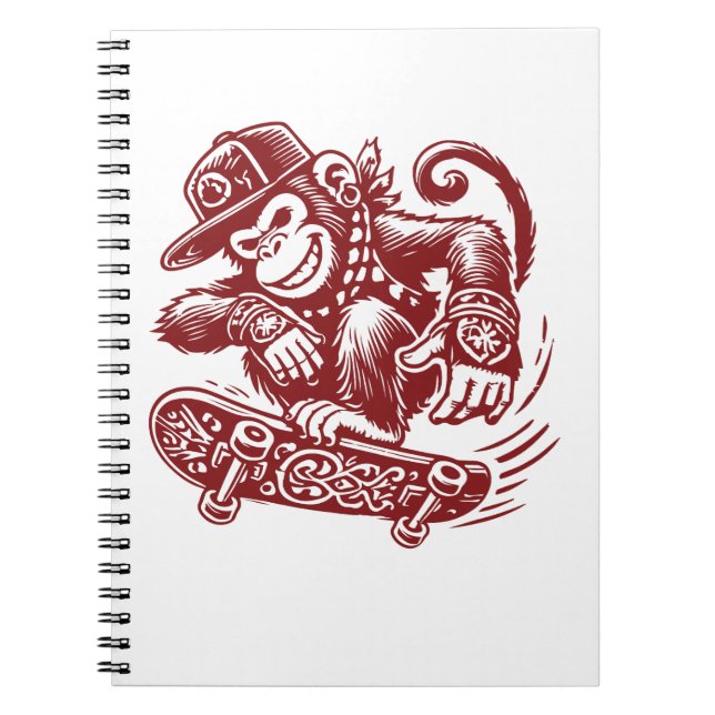 Cuaderno Portátiles de mono (Frente)