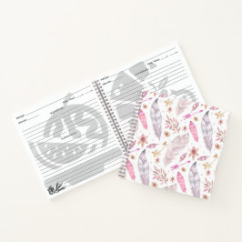 Cuaderno Portátiles de recetas bohemias