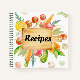 Cuaderno Portátiles de recetas de frutas y verduras