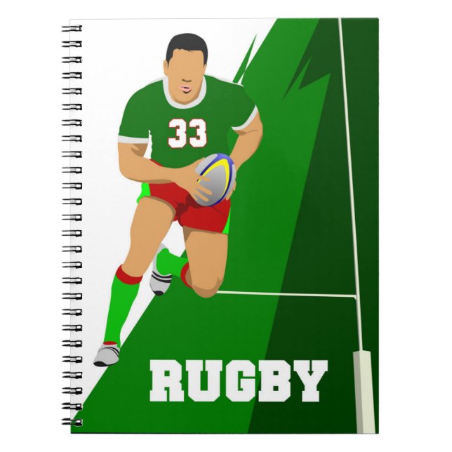 Cuaderno Portátiles de Rugby (Frente)