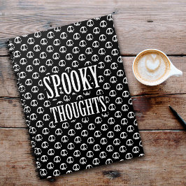 Cuaderno Portátiles Del Patrón De Calavera