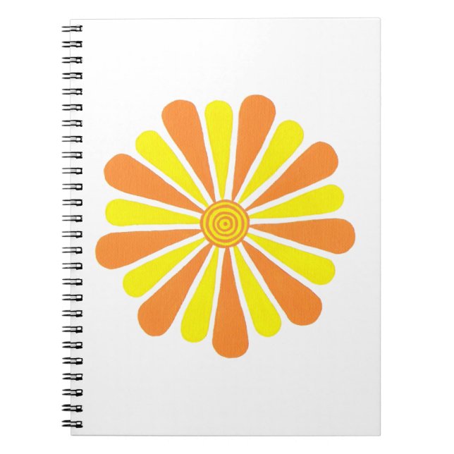 Cuaderno Portátiles del patrón de ráfaga de energía amarill (Frente)