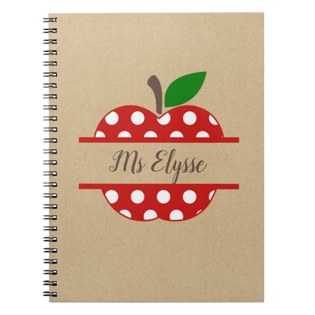 Cuaderno Portátiles Kraft para profesores - Apple Split (Frente)