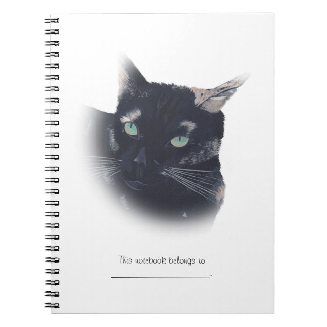 Cuaderno Portátiles personalizados de la shell Tortoise Cat (Frente)