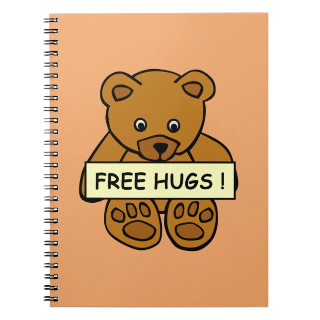 Cuaderno Portátiles Teddy de Abrazos gratis (Frente)