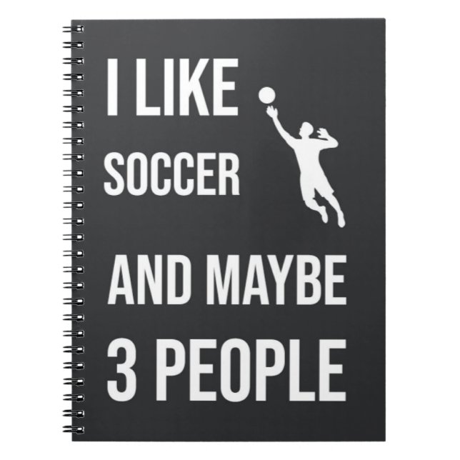 Cuaderno Portero de Fútbol Divertido (Frente)