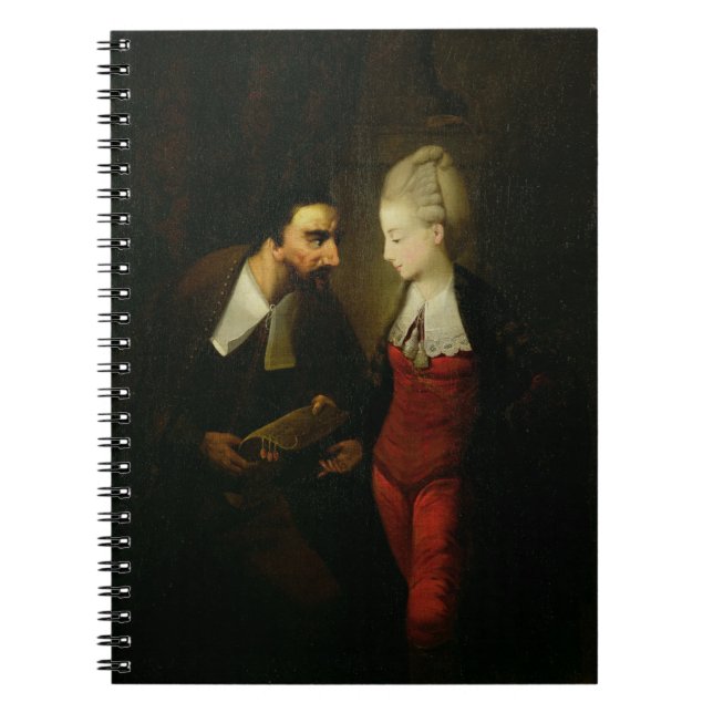 Cuaderno Portia y Shylock "del comerciante de Venecia" A (Frente)