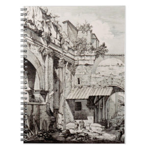 Cuaderno Pórtico de Octavia Roma Arte en Blanco y Negro