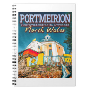 CUADERNO PORTMEIRION - PENRHYNDEUDRAETH GWYNEDD NORWALES