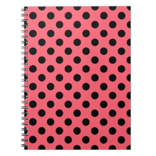 Cuaderno Pos de polka negra en los corales