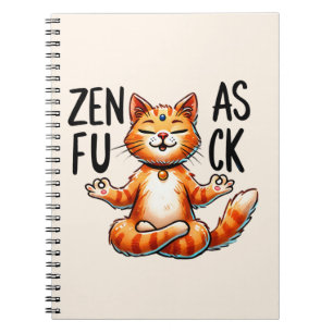 Cuaderno Pose de yoga para gato - Zen