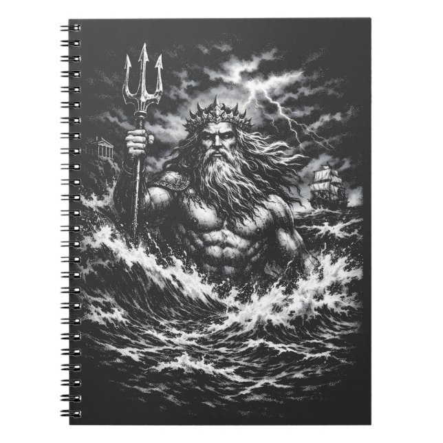 Cuaderno Poseidón — Señor de las Profundidades por BurnsInH (Frente)