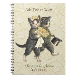 Cuaderno Posh Cats Boda Ivory