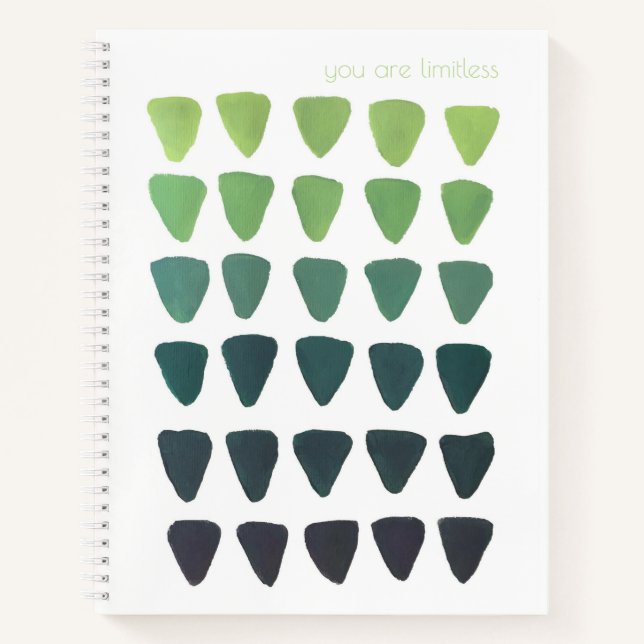 Cuaderno Posibilidades ilimitadas Portátil Espiral (Anverso)