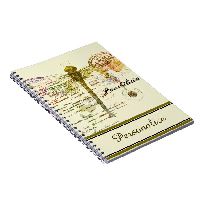Cuaderno Posibilidades Personalizadas libélula (Lado Derecho)