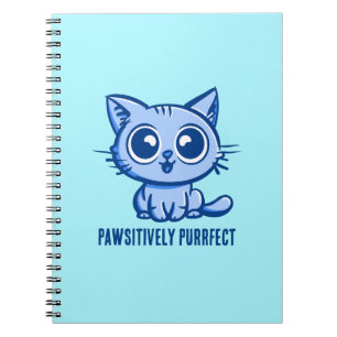 Cuaderno Positivamente Perfecta, Hermosa Gatita Manga