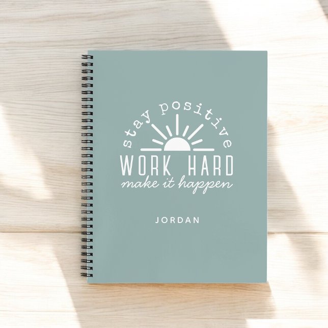 Cuaderno Positive Motivational Mantra with Any Name (Personalize with any name!)