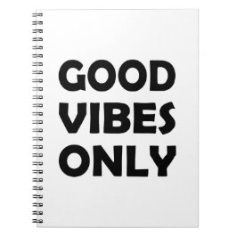Cuaderno Positive Vibes Only | Always Uplifting