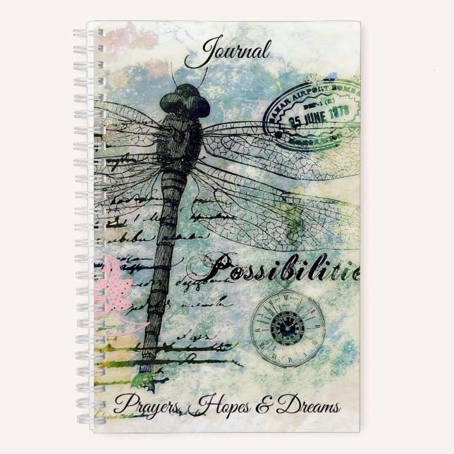 Cuaderno Possibilities dragonfly journal (Anverso)