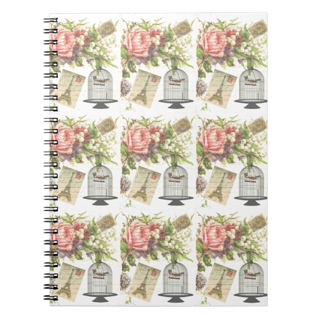 Cuaderno Postal de equipo portátil francés (Frente)