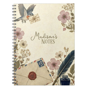 Cuaderno Postal Vintage Personalizado