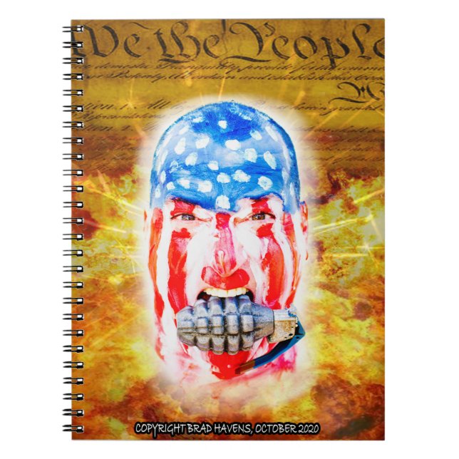 Cuaderno Poster AD de color completo en una práctica (Frente)