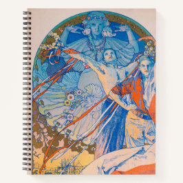 Cuaderno Póster de Alphonse Mucha para el Festival de Sokol