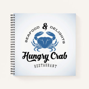 Cuaderno Poster de cangrejo hambriento