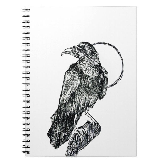 Cuaderno Póster de Cuervo Amistoso (Frente)