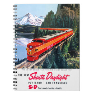 Cuaderno Poster de Portland San Francisco de la luz del dí