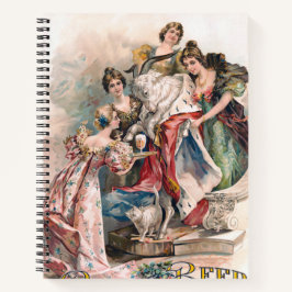 Cuaderno Poster de publicidad de cerveza de época