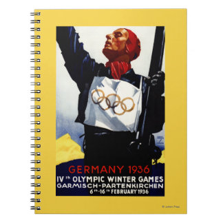 Cuaderno poster de publicidad de los Juegos Olímpicos de In