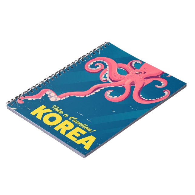 Cuaderno Póster de vacaciones en Corea (Lado Izquierdo)