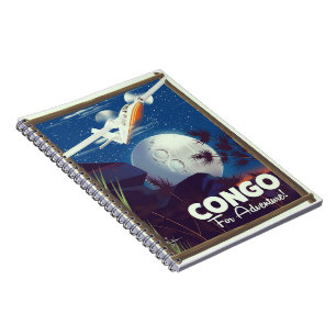 Cuaderno Póster de viaje ¡Congo para la aventura!