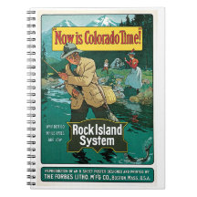 Poster de Viajes de Colorado Rock Island Line Vint