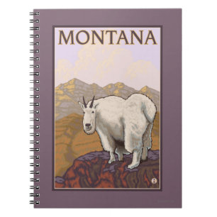 Cuaderno Poster de Viajes por la Casa de la Cabra de Montan