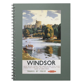 Cuaderno Poster del Castillo del Támesis de Windsor en los