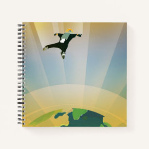 Cuaderno Poster Del Espacio Retro-La Gravedad De Una SuperT