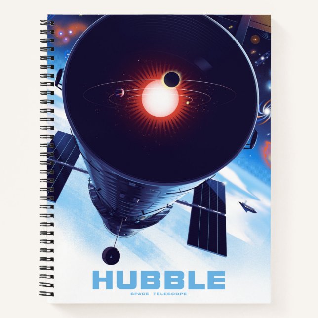 Cuaderno Poster del telescopio espacial Hubble. (Anverso)