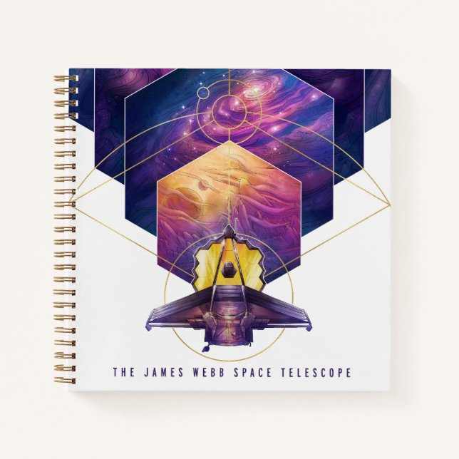 Cuaderno Poster del Telescopio Espacial James Webb. (Anverso)