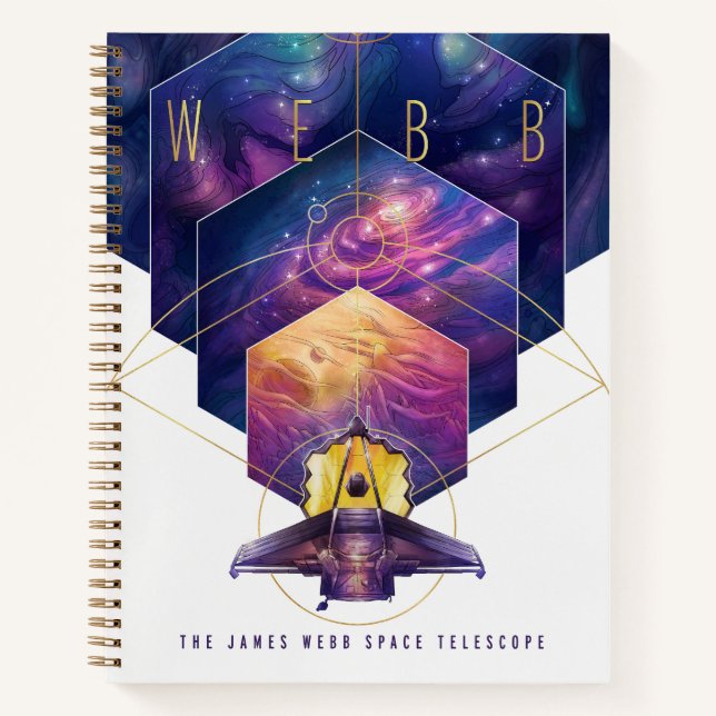Cuaderno Poster del Telescopio Espacial James Webb. (Anverso)